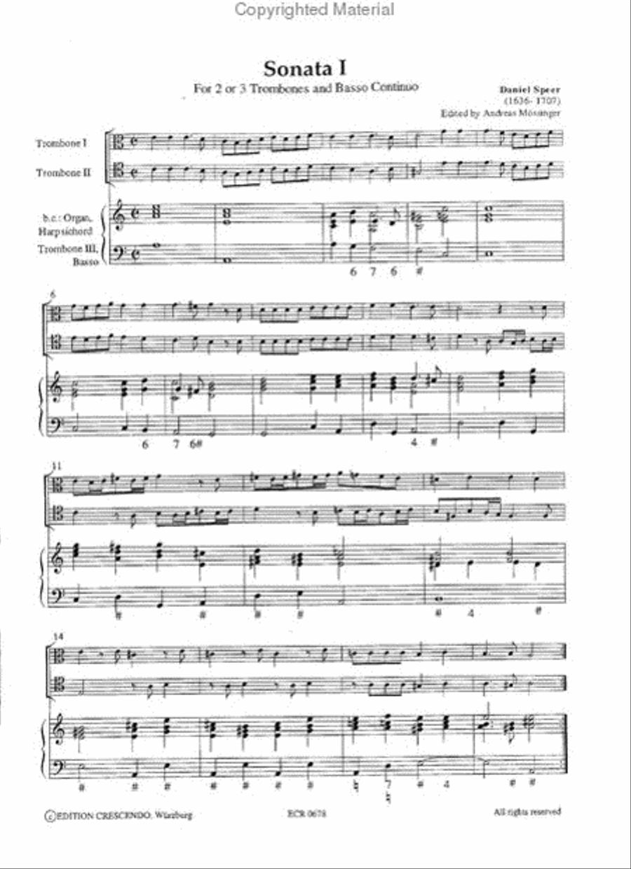 2 Sonatas Trombone scores gallery preview page 2
