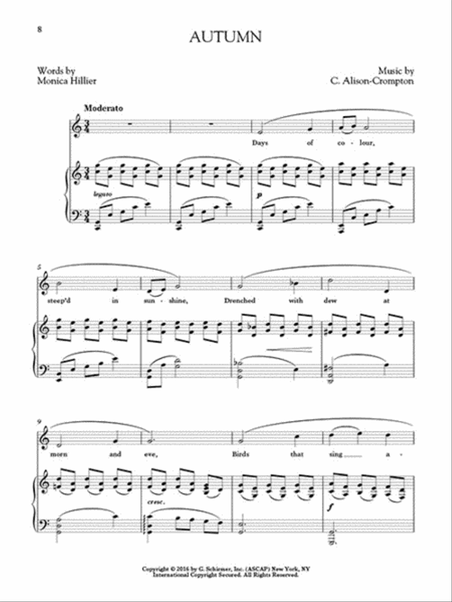 Introduction to Art Song for Mezzo-Soprano/Alto Acoustic Guitar scores gallery preview page 5