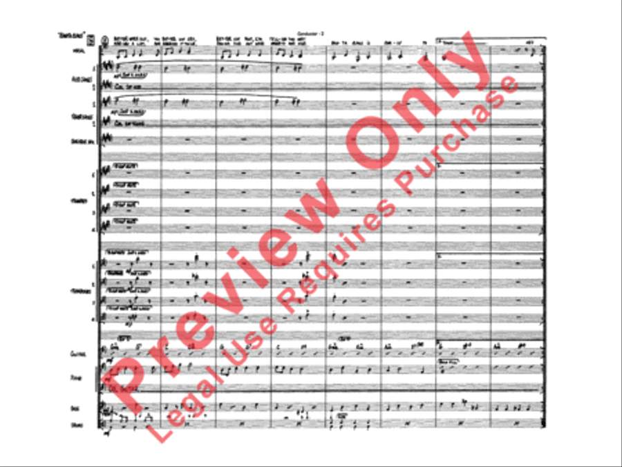 Santa Claus Is Coming to Town Jazz Ensemble scores gallery preview page 4