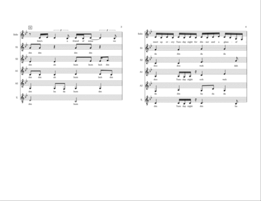 No Body, No Crime No Body, No Crime A Cappella scores gallery preview page 2