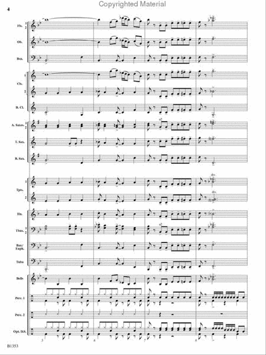 Cruisin' Concert Band scores gallery preview page 3
