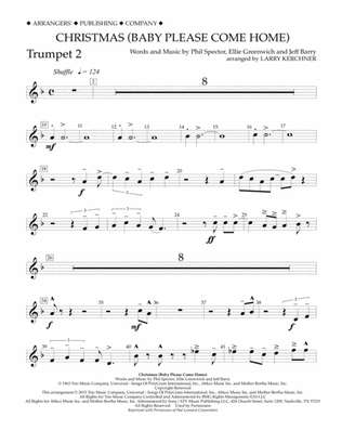 Christmas (Baby Please Come Home) - Bb Trumpet 2