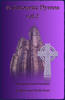Book cover for 16 Favourite Hymns Vol.2 for Flute and Violin Duet