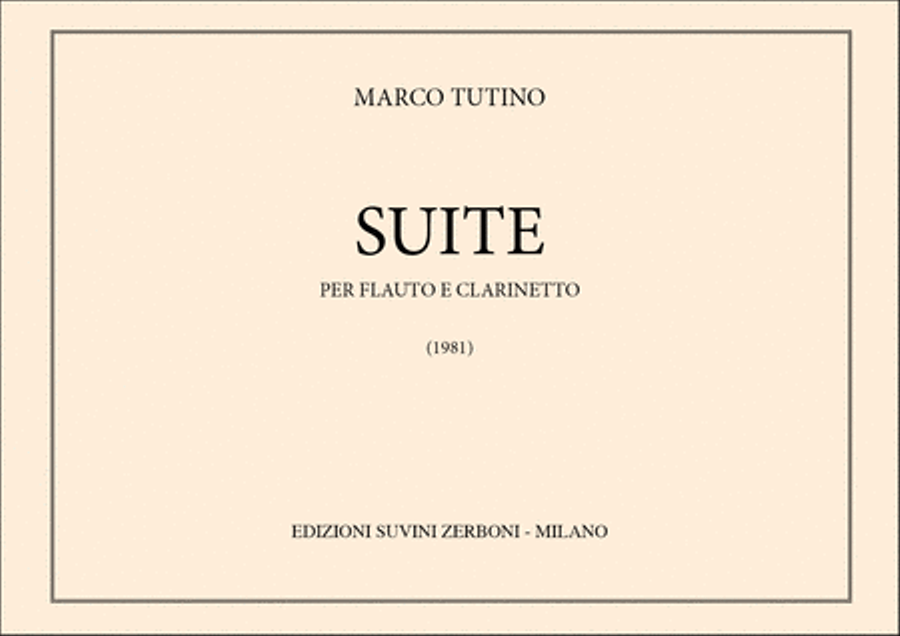 Suite Clarinet scores gallery preview page 1