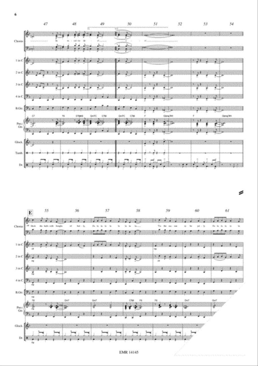 Christmas Glory Woodwind Quartet scores gallery preview page 7