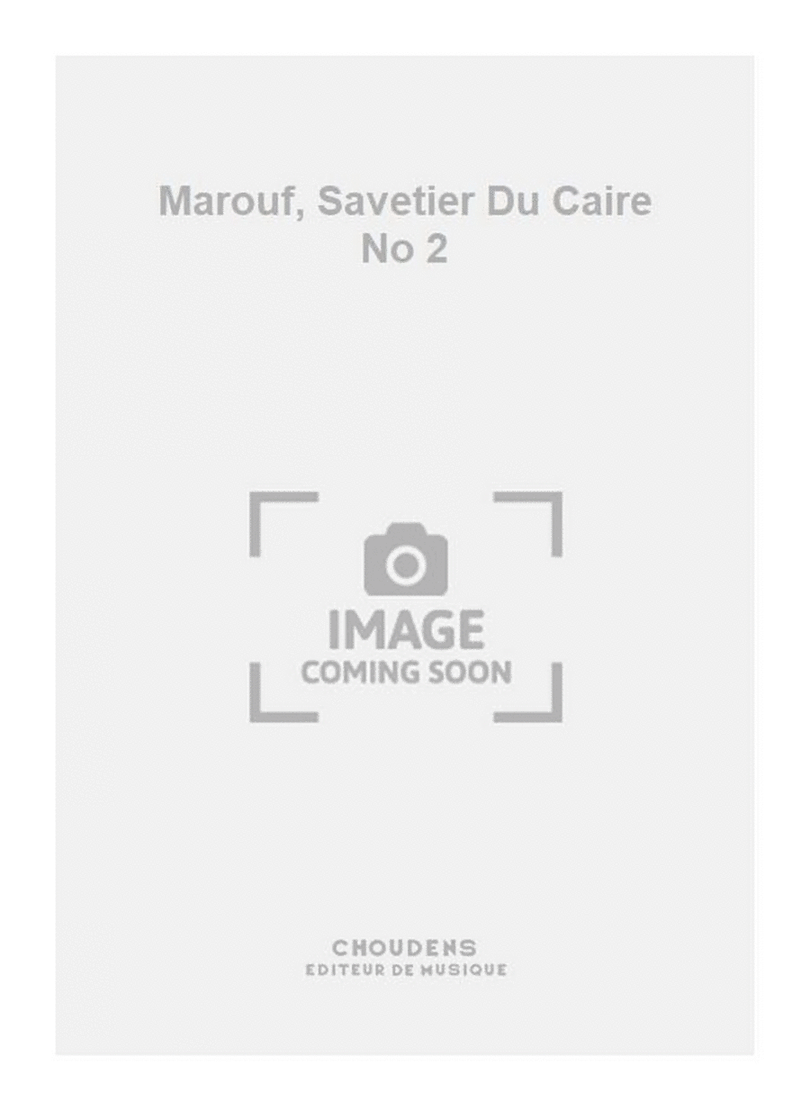 Marouf, Savetier Du Caire No 2 School and Community scores gallery preview page 1
