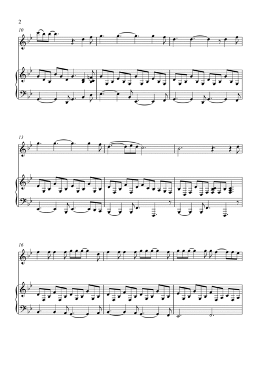 Hallelujah Hallelujah Piano scores gallery preview page 2