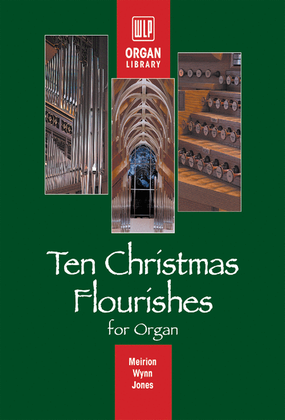 Book cover for Ten Christmas Flourishes for Organ