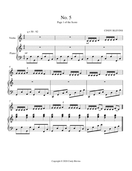 Violin Studies, Easy, Melodic, Book Two, 10 Studies image number null