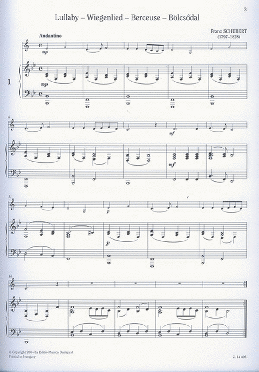 Repertoire für Musikschulen - Klarinette