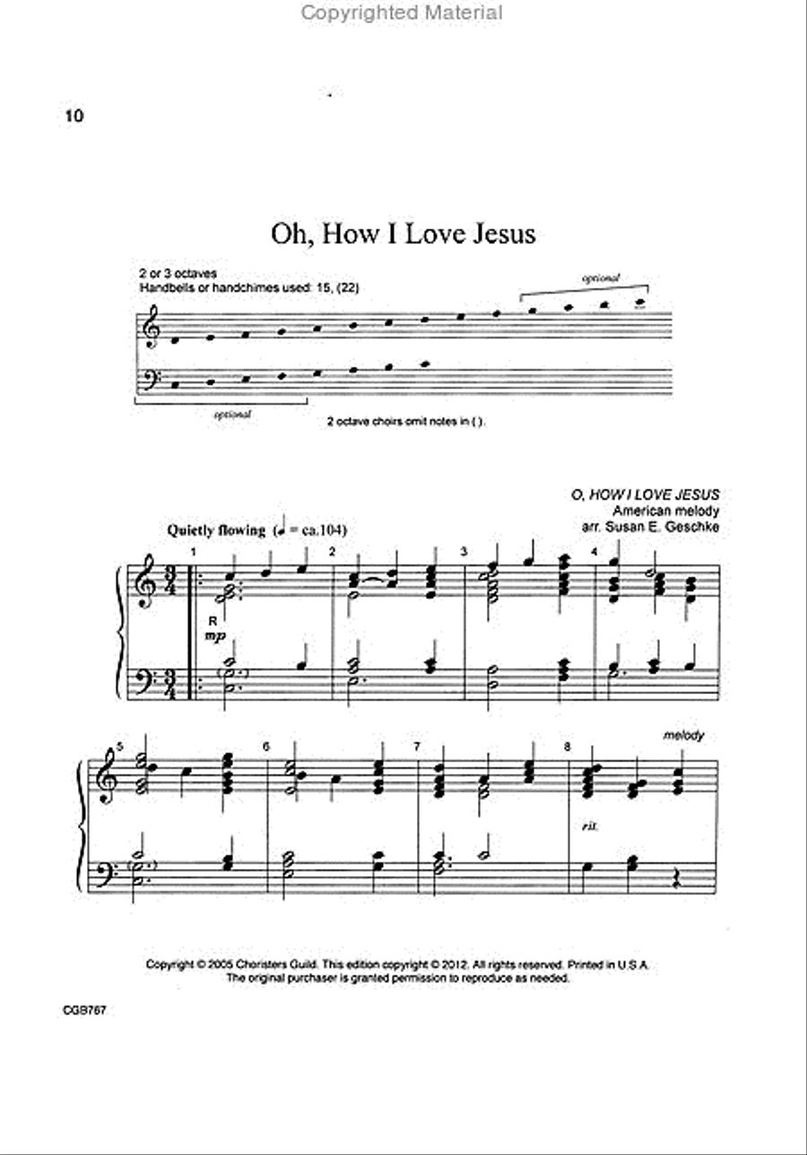 Ring Praises! (2-3 octaves) 3-Octaves scores gallery preview page 4