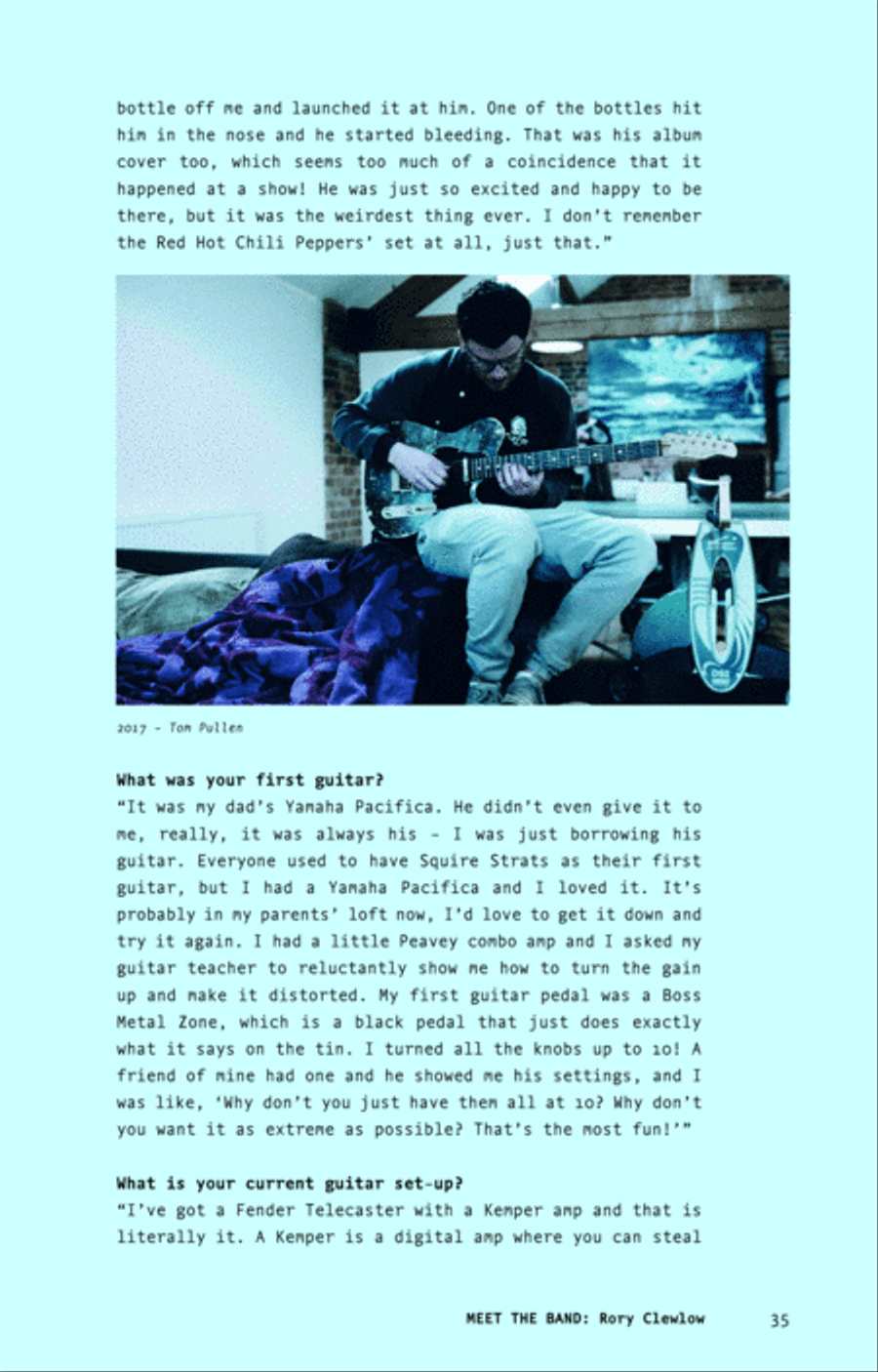 Standing Like Statues -- The Enter Shikari Authorised Biography Collection / Songbook scores gallery preview page 3