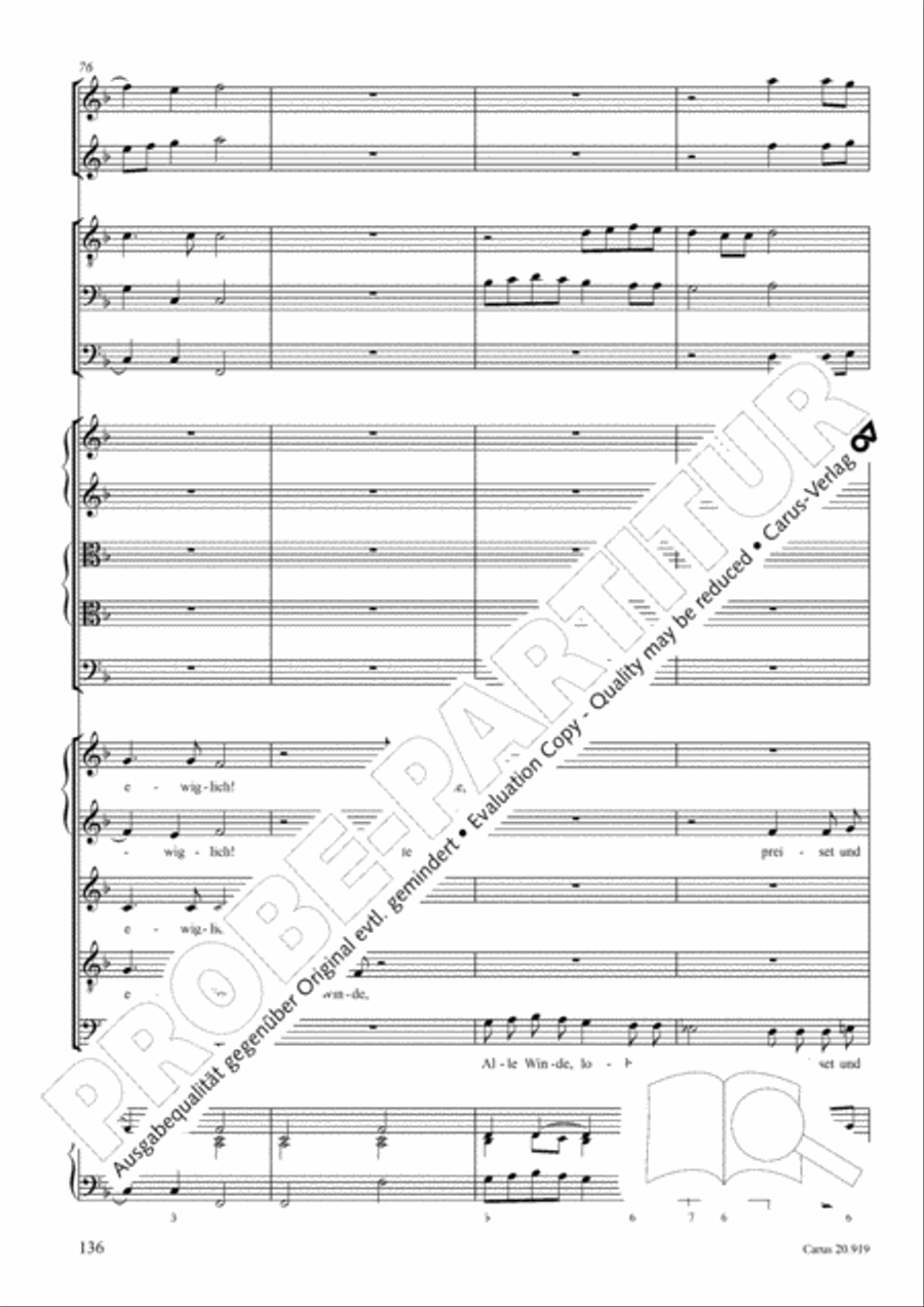 Opera varia I. Works with 1-7 parts (Complete edition, vol. 19) [Werke mit 1-7 obligaten Stimmen] Score scores gallery preview page 193