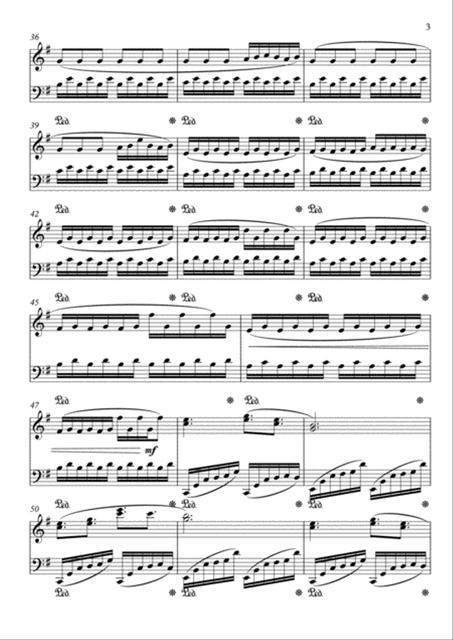 Alone Piano Solo scores gallery preview page 3