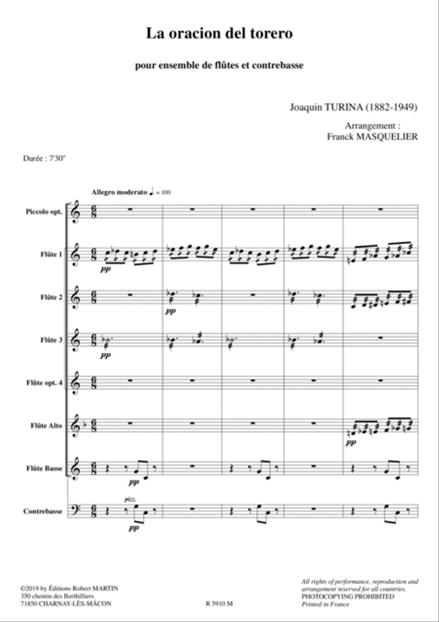 La Oracion del torero La Oracion del torero Flute scores gallery preview page 2