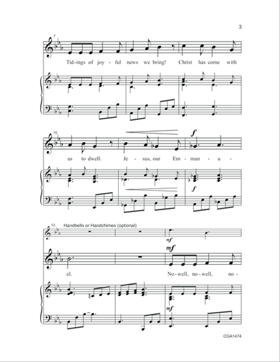 Sing We Nowell! Sing We Nowell! Unison Choir scores gallery preview page 4