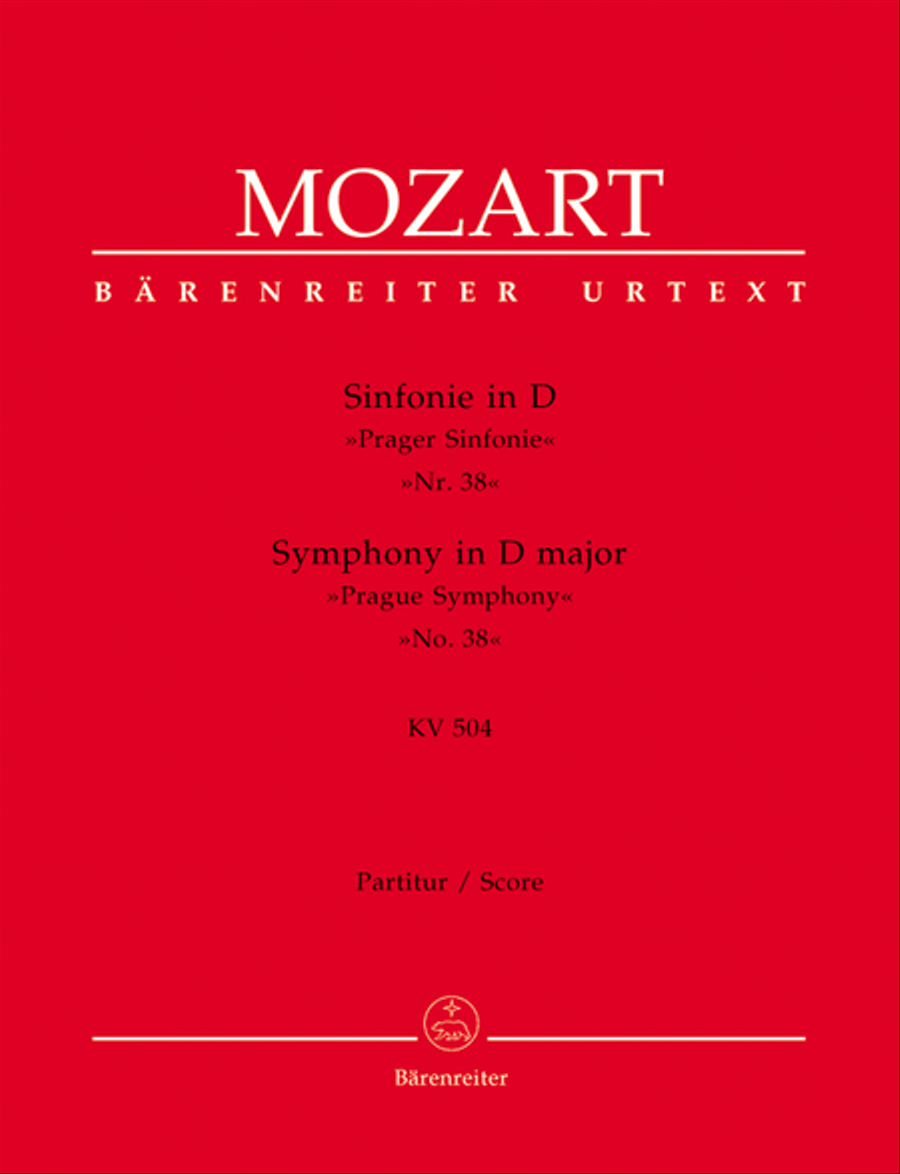 Symphony, No. 38 D major, KV 504 'Prague Symphony' Orchestra scores gallery preview page 1