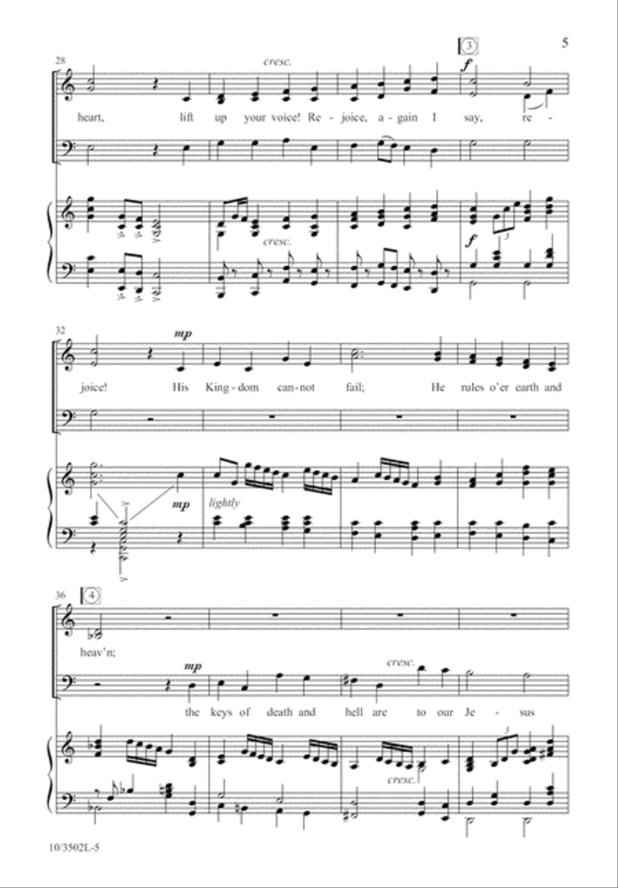 Crown Him, the Risen King! 3-Part scores gallery preview page 6