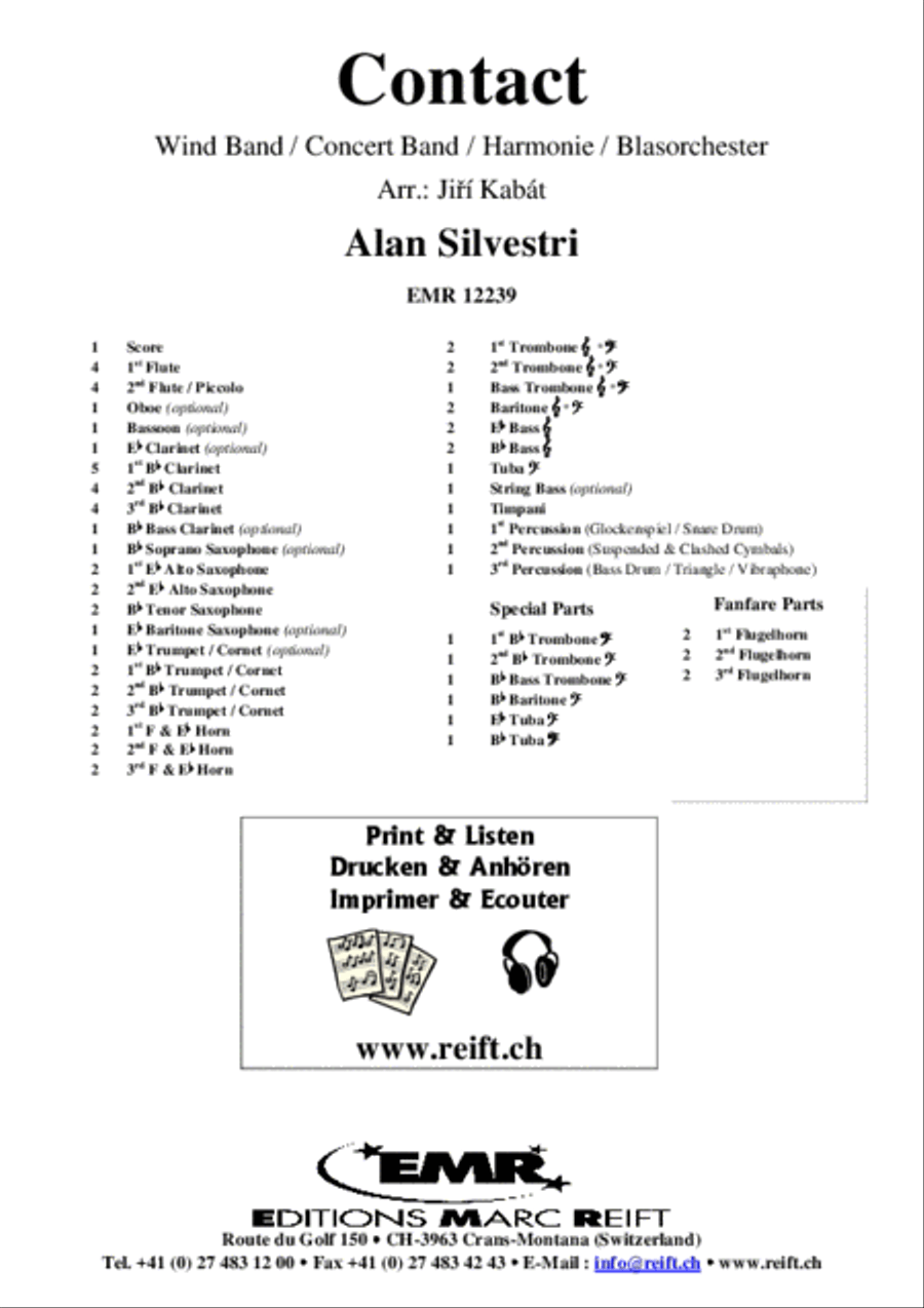 Contact Concert Band scores gallery preview page 2