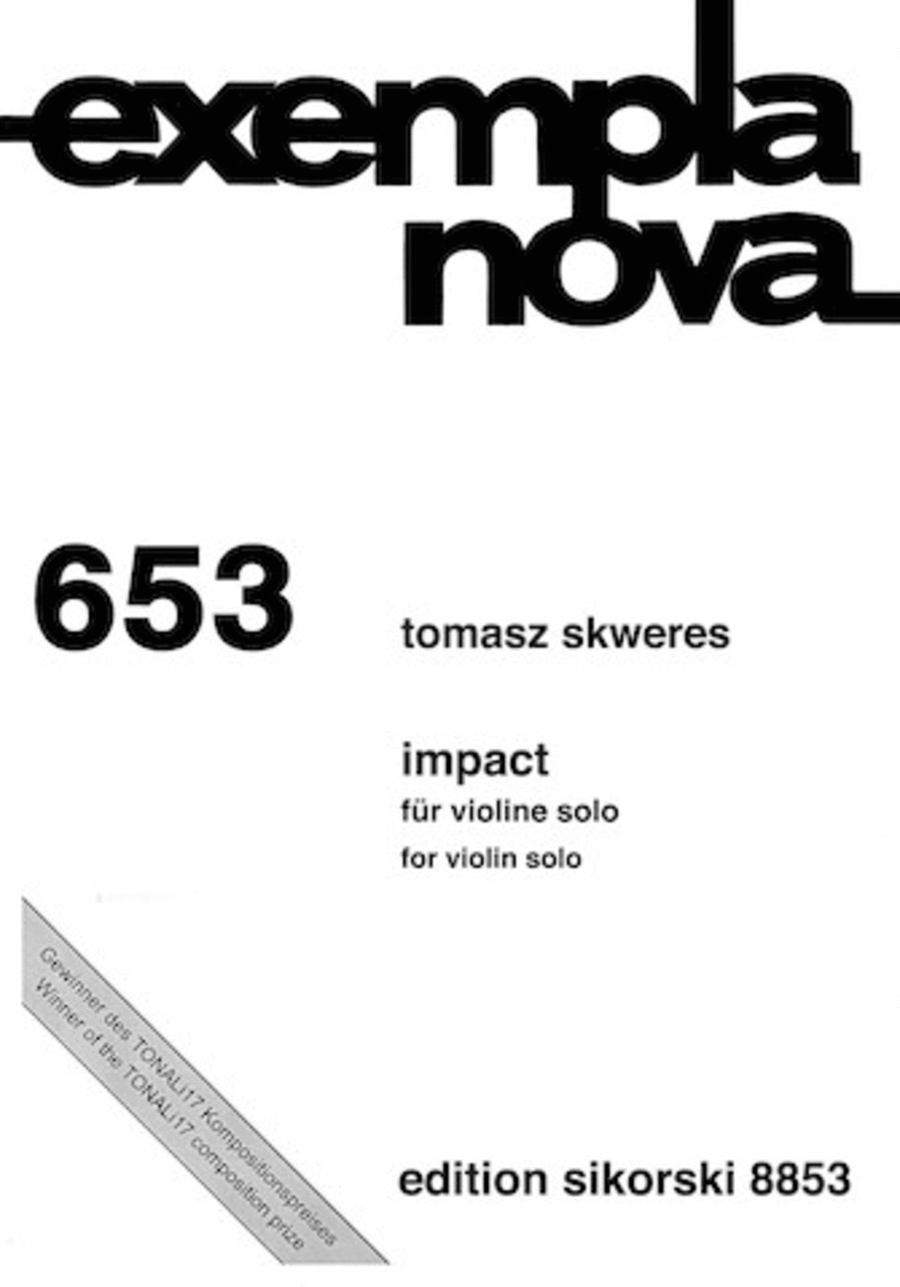 Impact Violin Solo scores gallery preview page 1