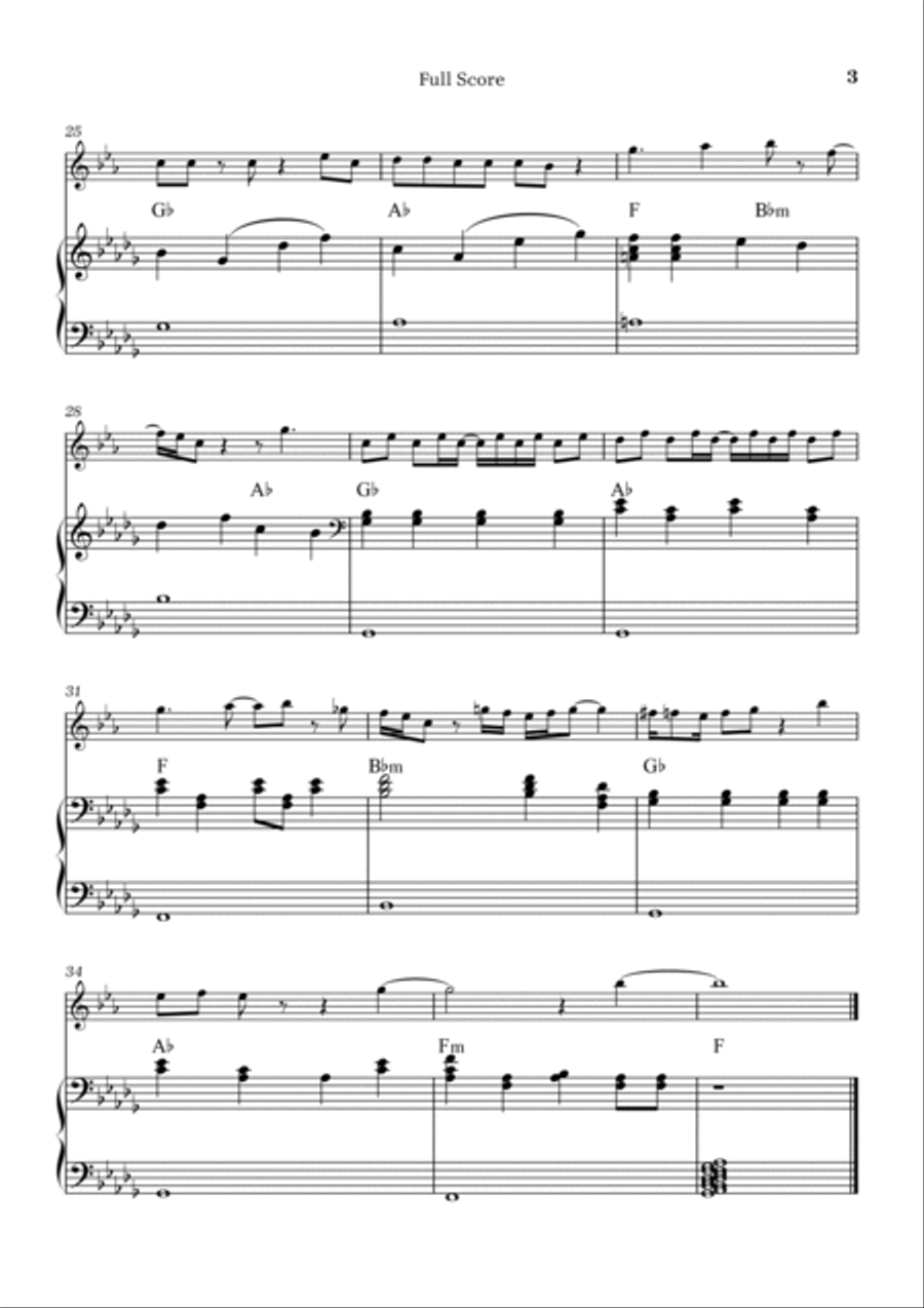 Peaches B-Flat Clarinet scores gallery preview page 3