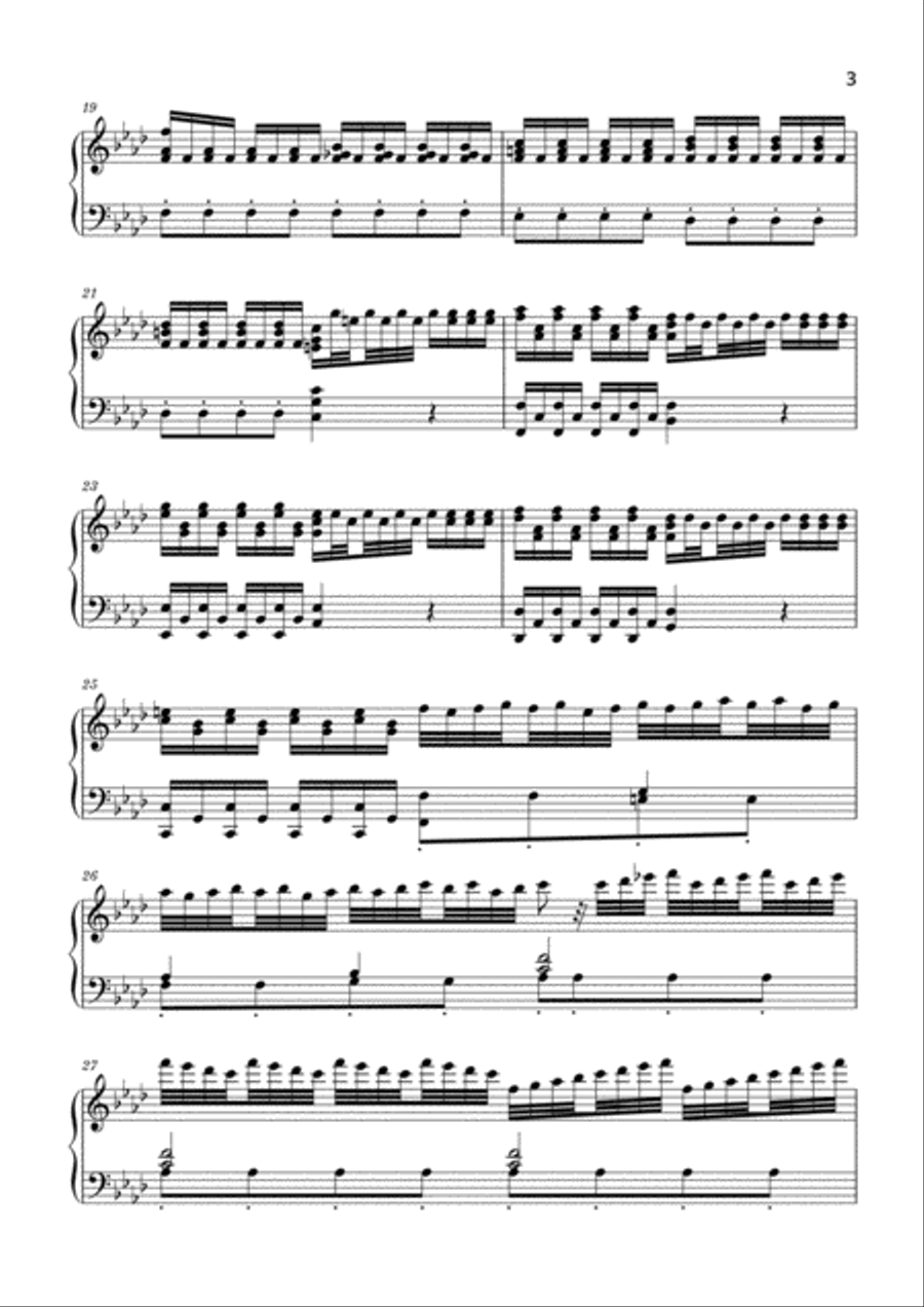 The Four Seasons - Winter (Piano Transcription) - Advanced piano image number null