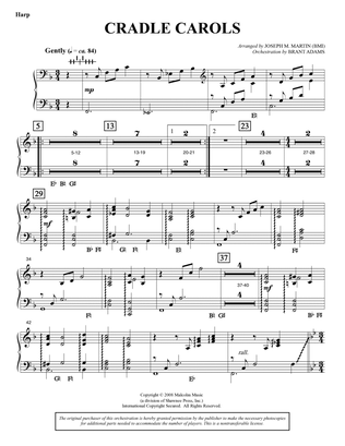 Cradle Carols (from Carols For Choir And Congregation) - Harp