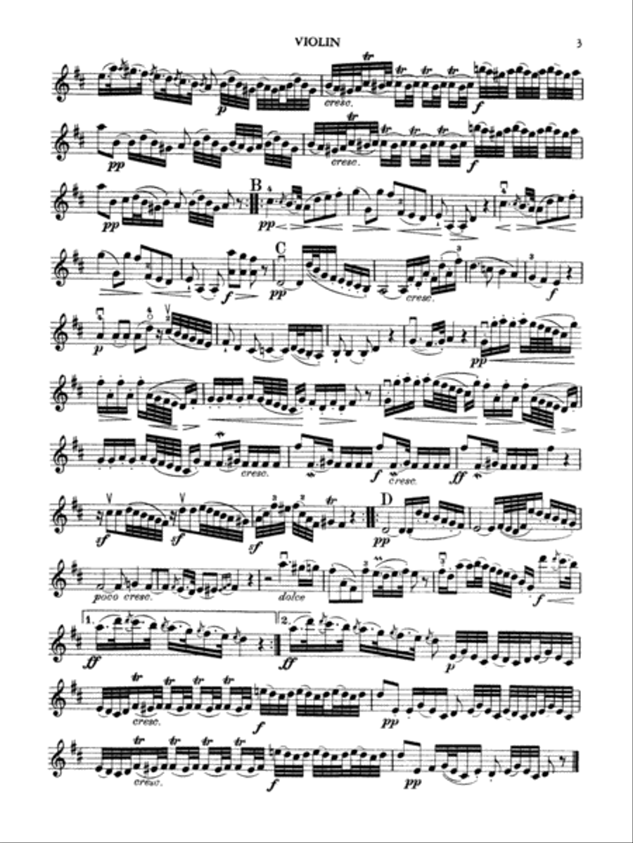 Boccherini: Three Trios, Op. 38 Violin scores gallery preview page 2