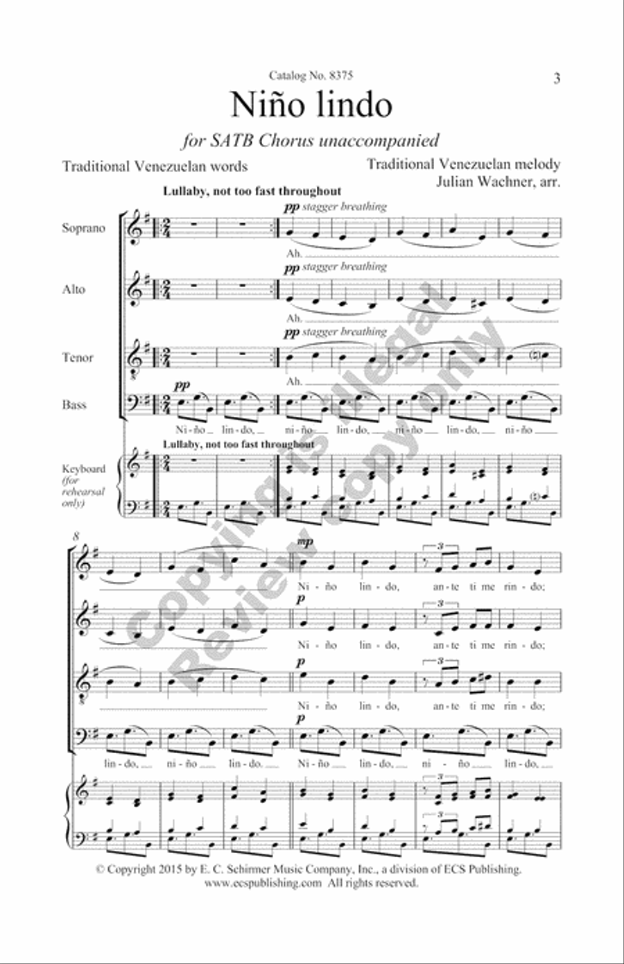 The Snow Lay On the Ground!: Nine Festive Carol Settings (Complete Compilation Full Score) Choir scores gallery preview page 39