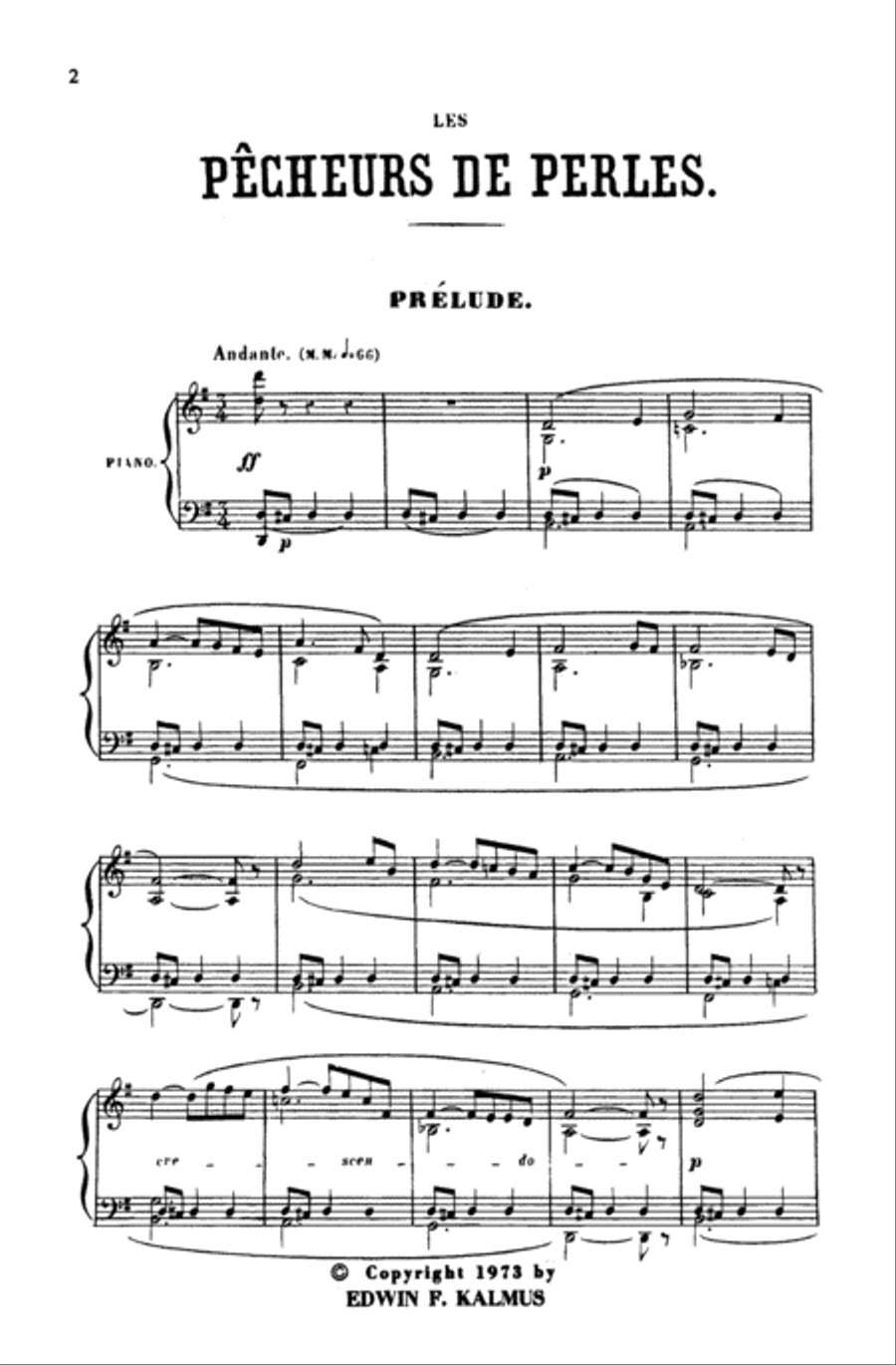 The Pearl Fishers Voice scores gallery preview page 5