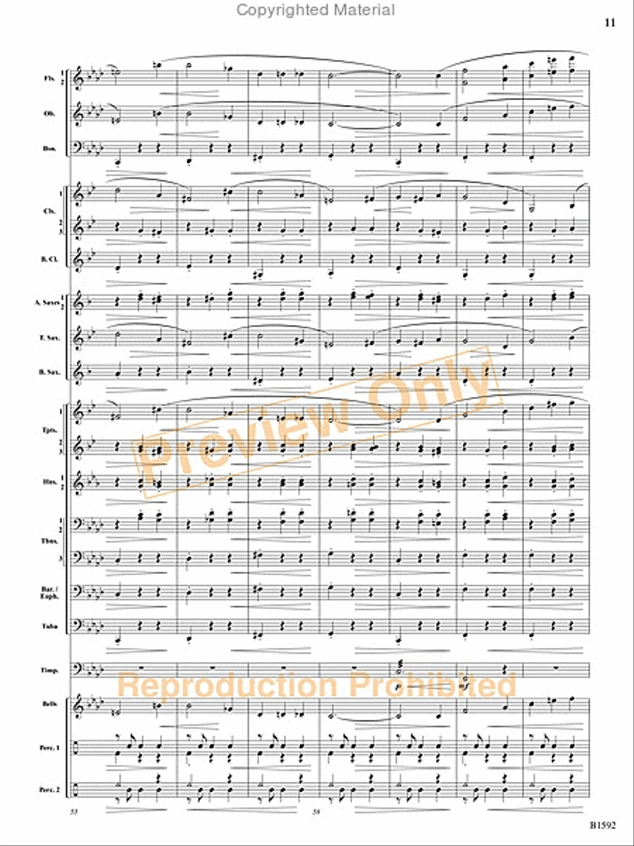 Dance of the Trolls Concert Band scores gallery preview page 44