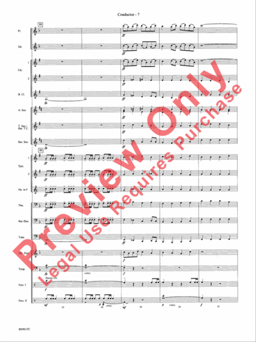 Angels We Have Heard on High Concert Band scores gallery preview page 10