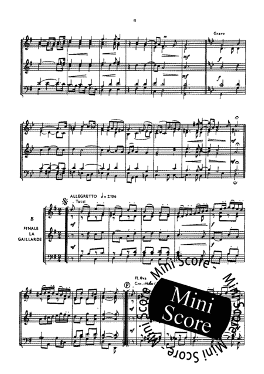 Kirnberger Suite Kirnberger Suite Fanfare Band scores gallery preview page 8