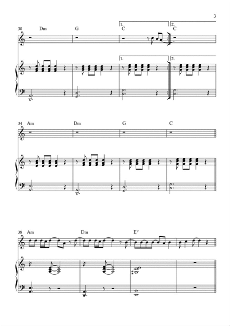 Flowers Flute scores gallery preview page 3