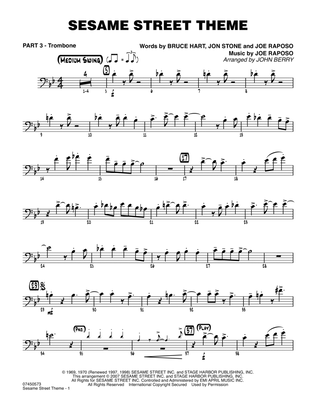 Sesame Street Theme - Part 3 - Trombone