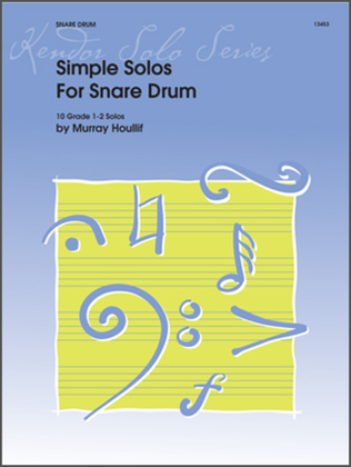 Book cover for Simple Solos For Snare Drum
