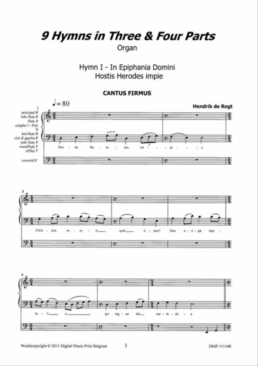 9 Hymns Organ scores gallery preview page 2