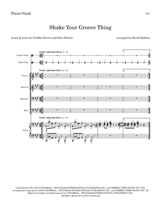 Book cover for Shake Your Groove Thing