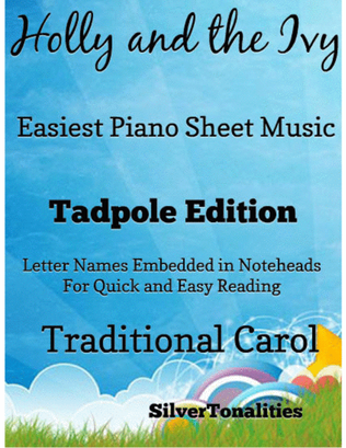 Holly and the Ivy Easiest Piano Sheet Music 2nd Edition