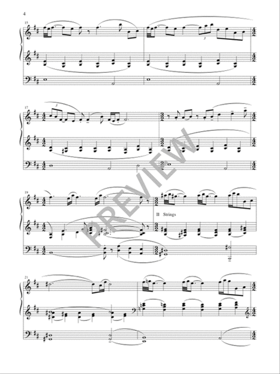 Pavane Organ scores gallery preview page 5