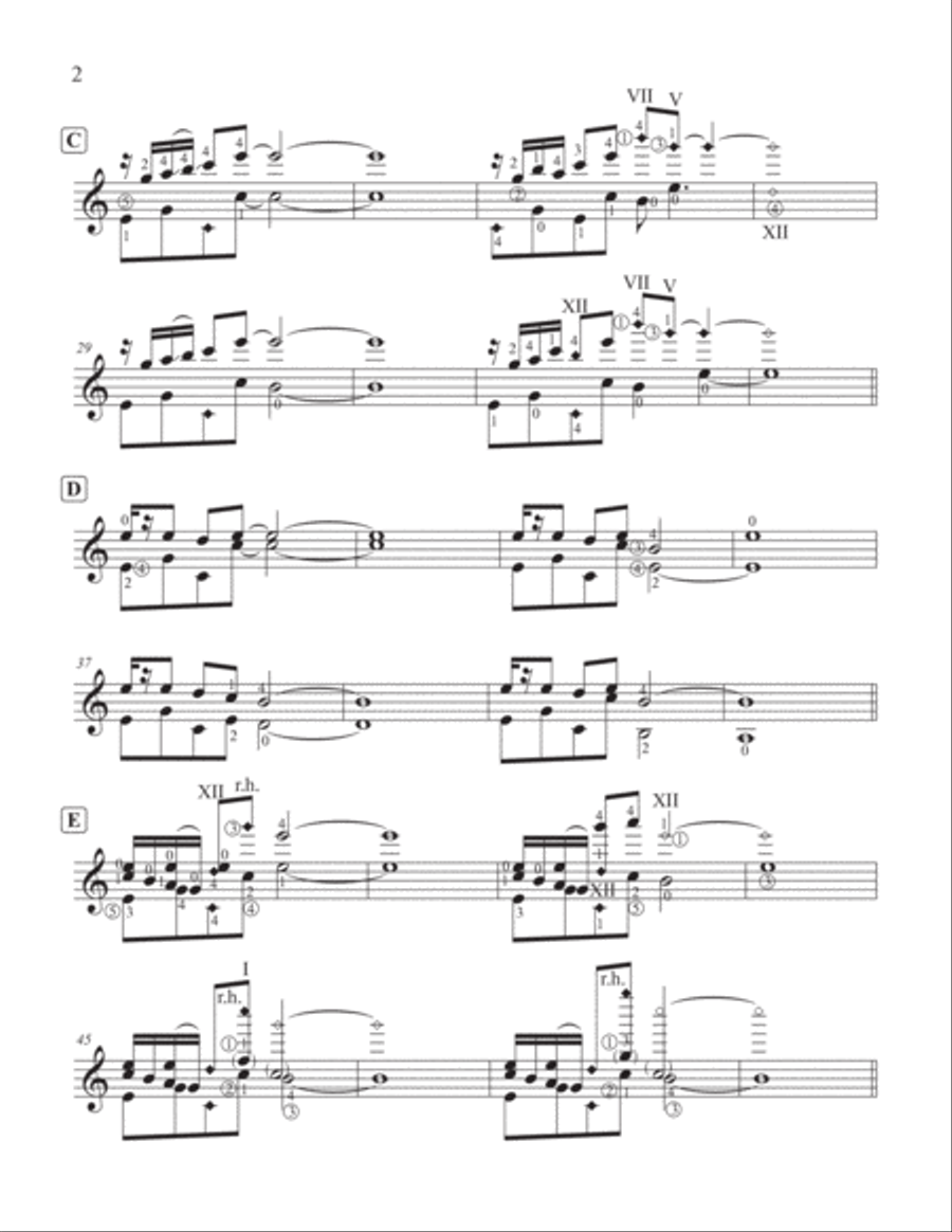 Aisatsana Guitar Solo scores gallery preview page 2