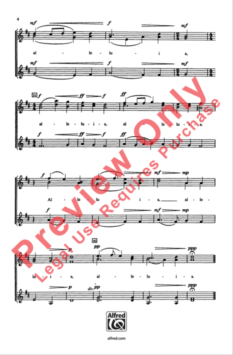 Salvation Is Created Women's Choir scores gallery preview page 4