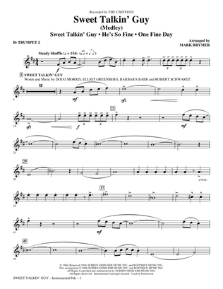 Sweet Talkin' Guy - Music Of The Chiffons (Medley) - Bb Trumpet 2