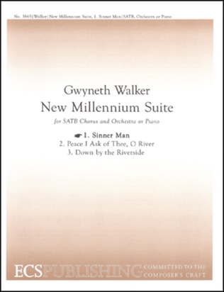 Book cover for New Millennium Suite: 1. Sinner Man (Choral Score)