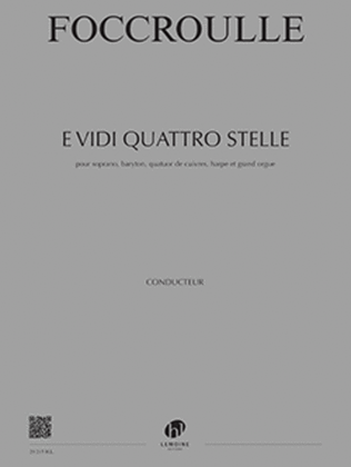 Book cover for E vidi quattro stelle