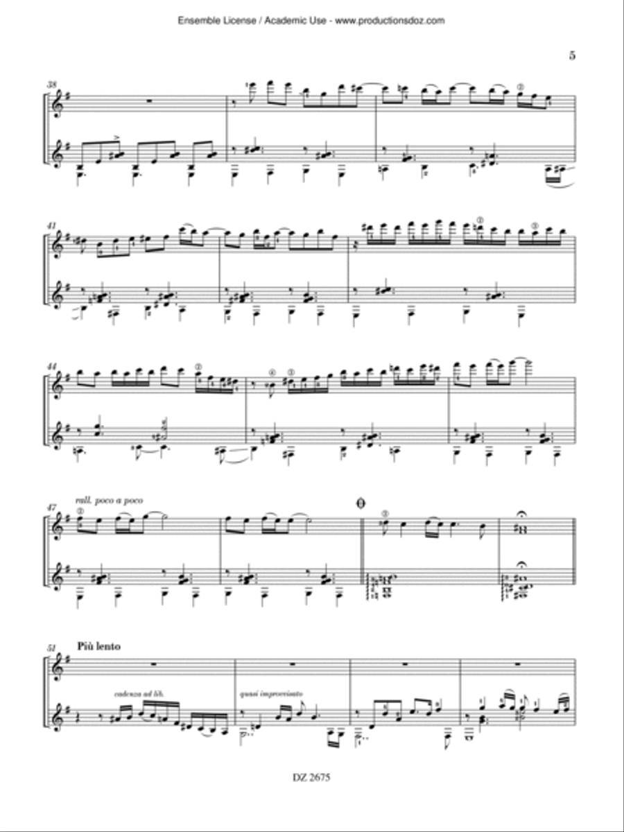 Rencontre Rencontre Classical Guitar scores gallery preview page 5