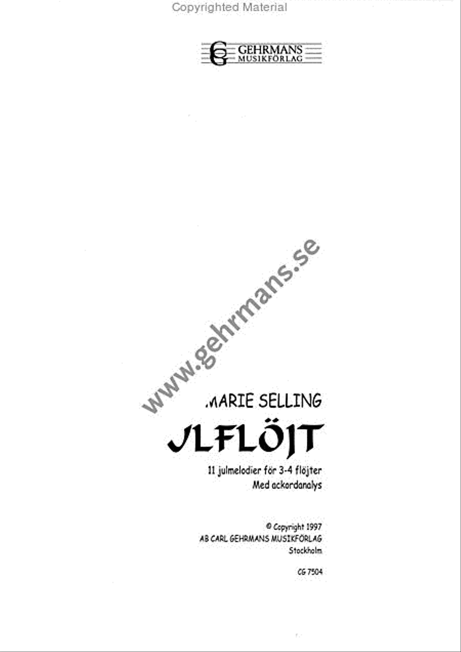 Julflojt Flute Duet scores gallery preview page 2