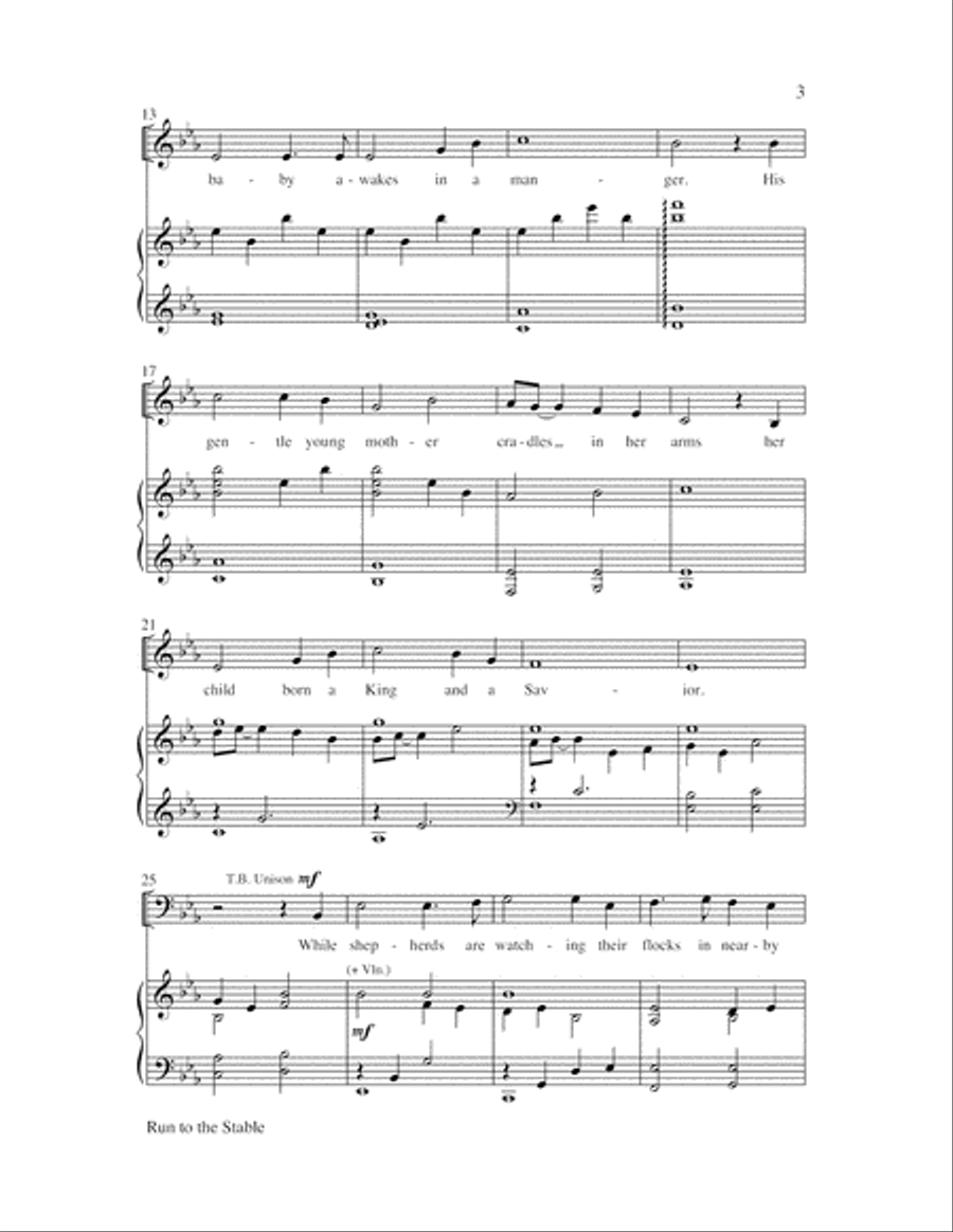 Run to the Stable 4-Part scores gallery preview page 4