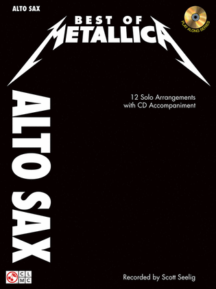 Book cover for Best of Metallica for Alto Sax
