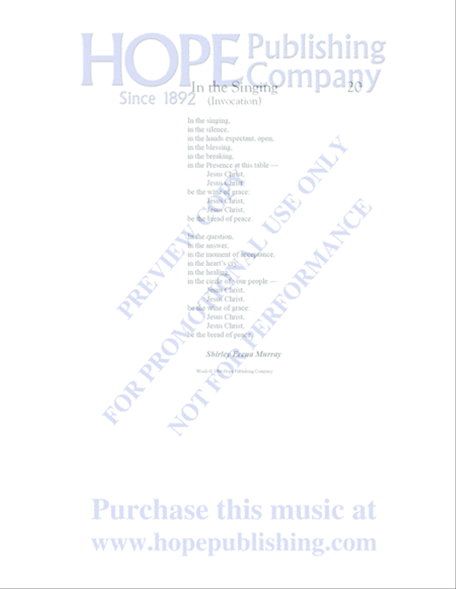 A Place at the Table Choir scores gallery preview page 65